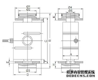 美國(guó)sensolink稱(chēng)重傳感器 SLZY產(chǎn)品尺寸